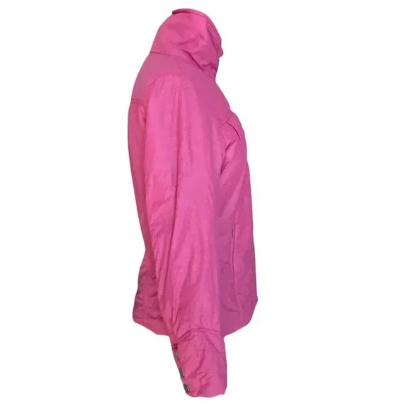 Prana Chantal Nylon Jacket Plum Pink Lined Water Resistant-M - Picture 6 of 15